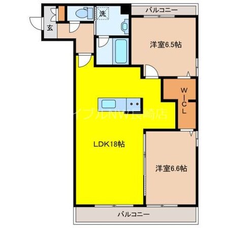 プレディアコート平野町の物件間取画像